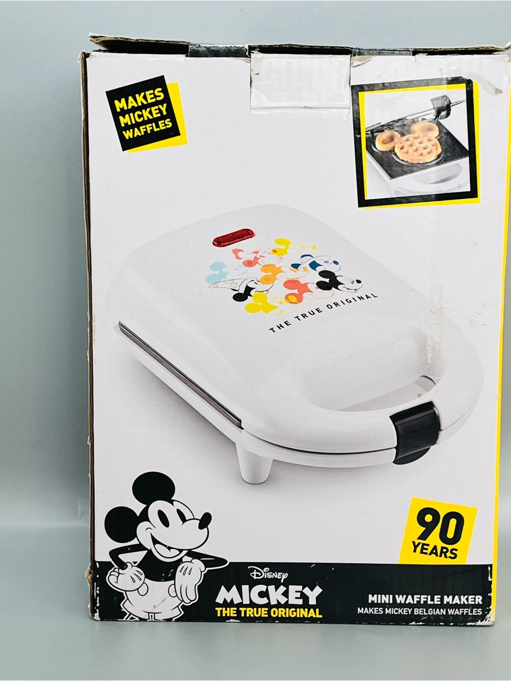 Disney Mickey Mouse 90th Anniversary Mini Belgian Waffle Maker
